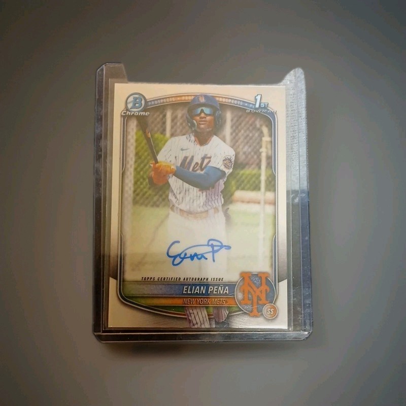 2025 1st Bowman Chrome Elian Pena AUTO #CPA-EP 