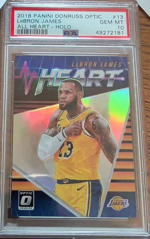 2018-19 Panini Donruss Optic - All Heart LeBron James #13 Holo Prizm