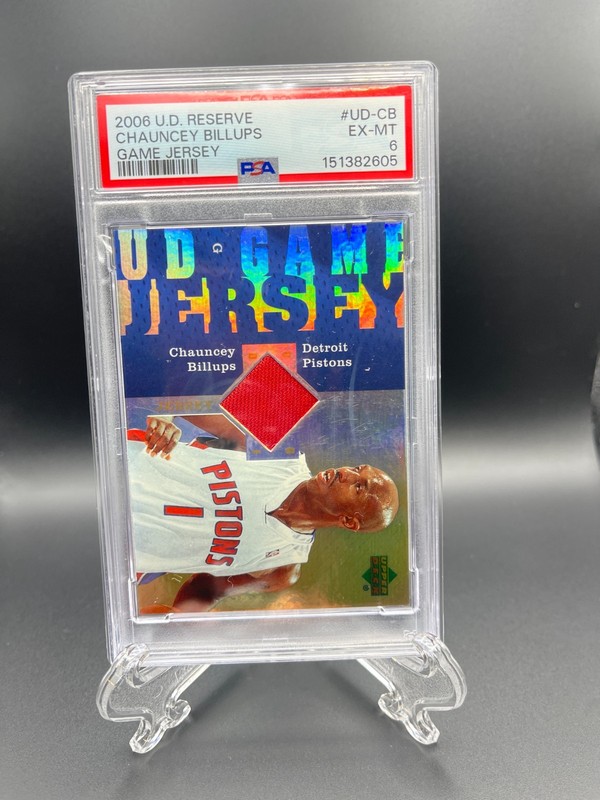 UD Game Jersey Chauncey Billups #UD-CB (MEM), 2006-2007, Red Patch