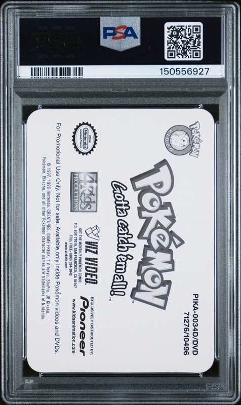 PSA 8 Alakazam #34 Pokemon Pokemon 2001 VIZ VHS Lenticular Crimson Invasion C27 view 2
