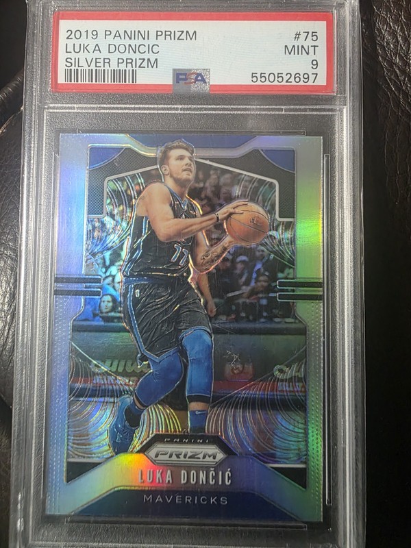 2019 Prizm Luka Doncic #75 Silver Prizm - PSA 9
