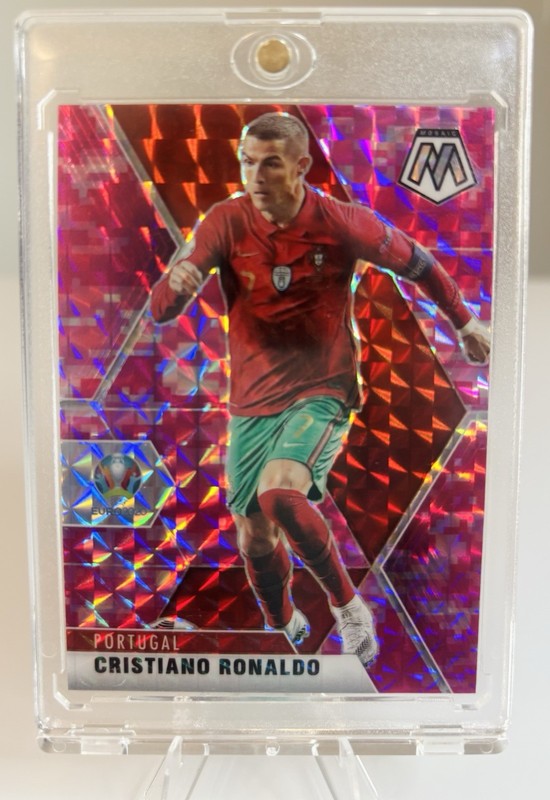2021-22 PANINI PRIZM WORLD CUP CRISTIANO RONALDO #160 PORTUGAL PNK VELOCITY SP
