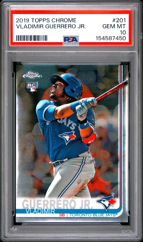 2019 Topps Chrome Vladimir Guerrero Jr. #201 RC PSA 10