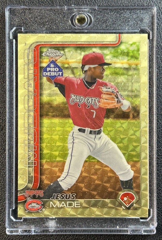 1/1 JESUS MADE 2025 TOPPS PRO DEBUT PDC-39 CHROME SUPERFRACTOR PROSPECT TRUE 1/1