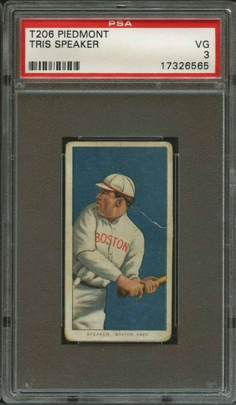 T206 Piedmont Tris Speaker PSA 3 VG 