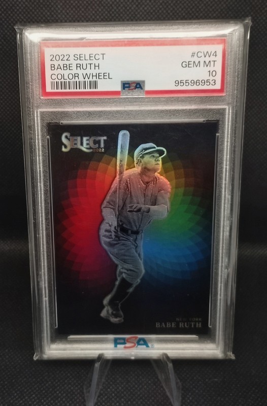 2022 Select Babe Ruth Monster "Case Hit" SSP Color Wheel Prizm PSA 10 GEM-MINT🔥