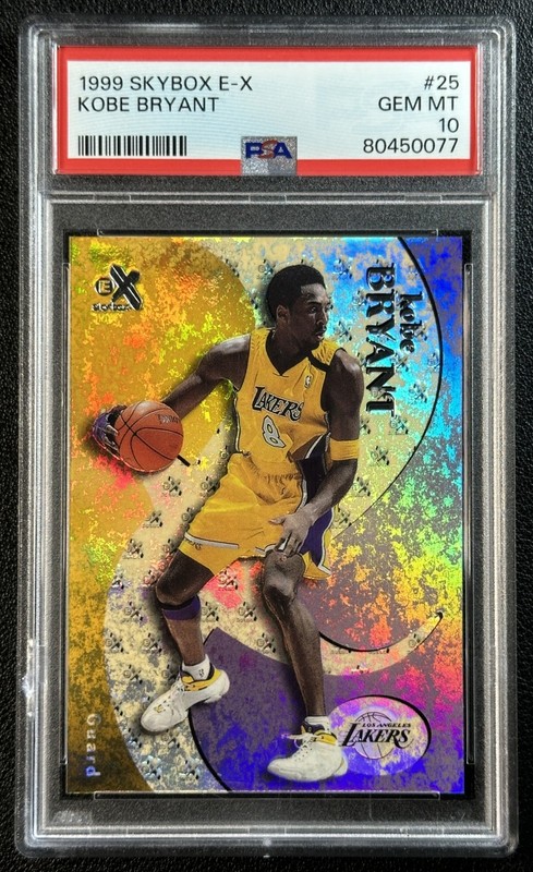 KOBE BRYANT PSA 10 1999-200 SKYBOX E-X #25 LAKERS 0077