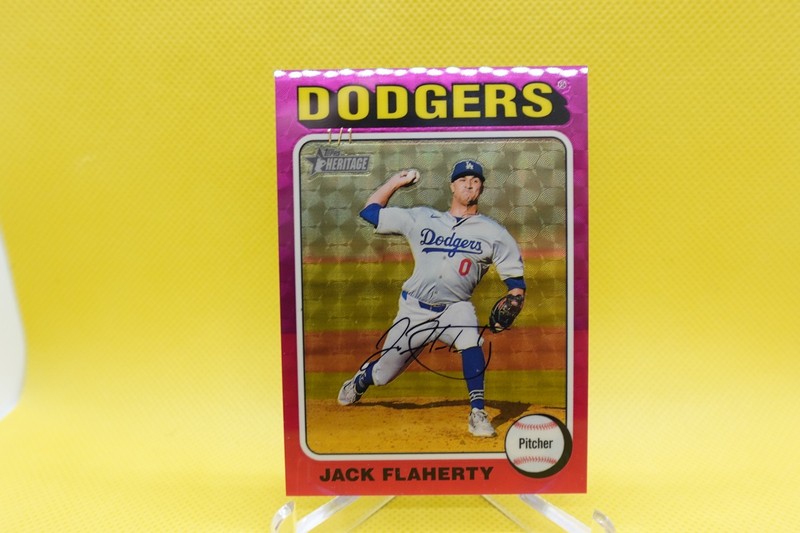 2024 Topps Heritage High Number Jack Flaherty #565 Superfractor 1/1 Dodgers
