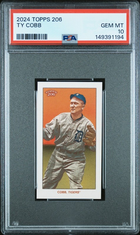 2024 Topps 206 TY COBB Tobacco Card PSA 10