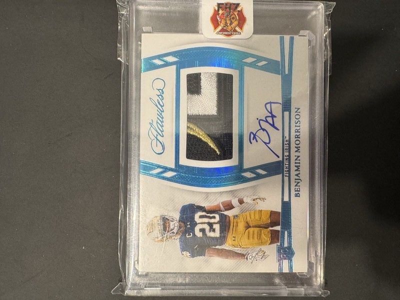 Benjamin Morrison 2025 Panini Flawless Collegiate RPA 1/1