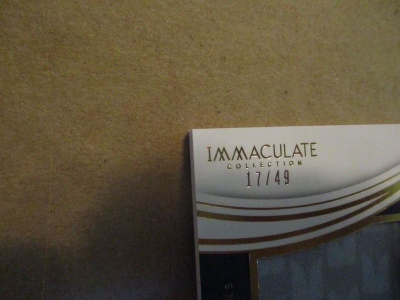 2016 PANINI IMMACULATE C.J. PROSISE #CP RC ROOKIE JUMBO PATCH ON CARD AUTO 17/49 view 2