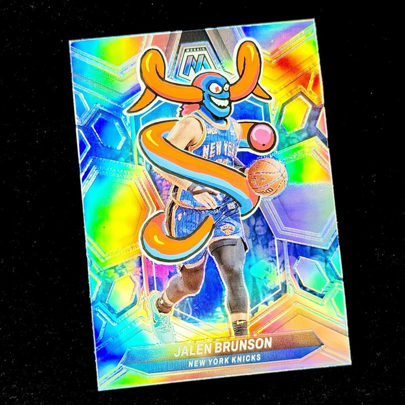 1/1 JALEN BRUNSON 🔥 SILVER PRIZM SSP 🔥 NEW PENINI: ONE OF ONE ART view 2