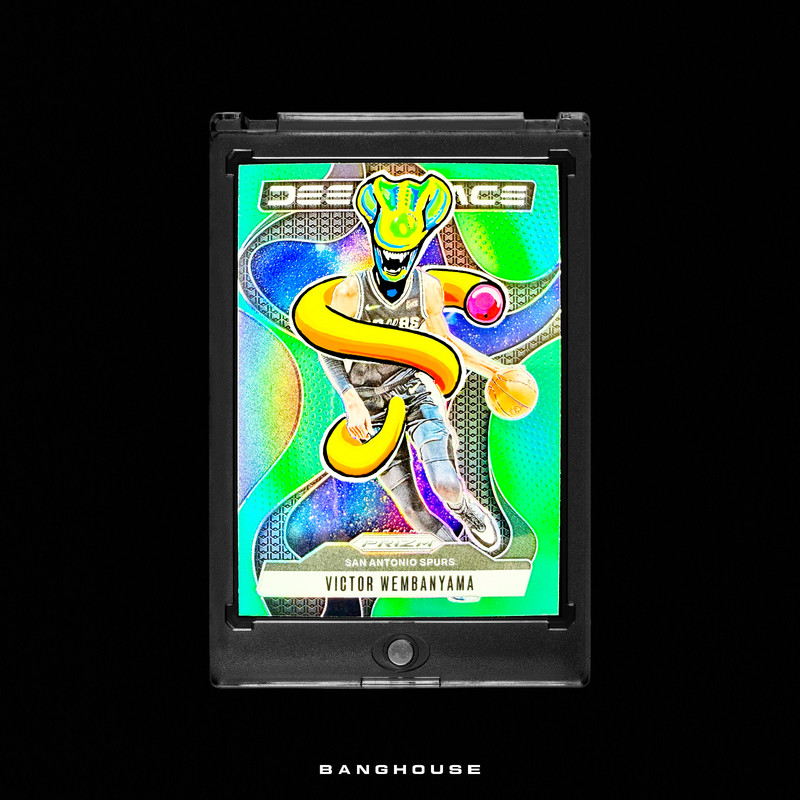 1/1 VICTOR WEMBANYAMA 🔥 ALIEN GREEN PRIZM SSP 🔥 NEW PENINI: ONE OF ONE ART