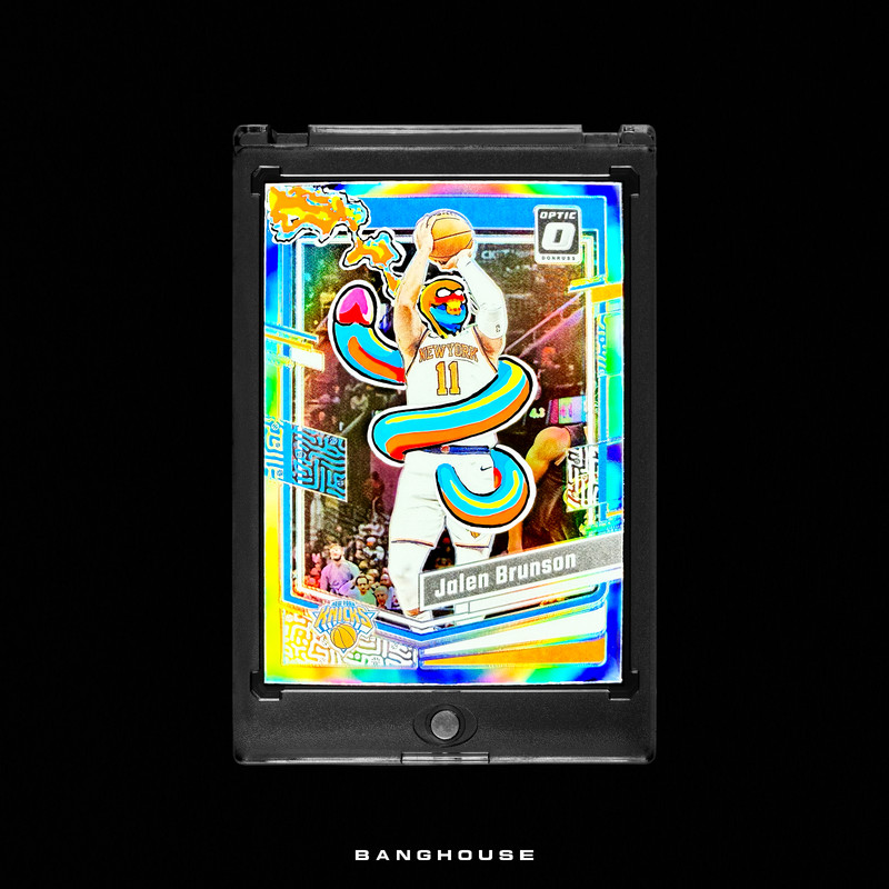 1/1 JALEN BRUNSON 🔥 SILVER PRIZM SSP 🔥 NEW PENINI: ONE OF ONE ART