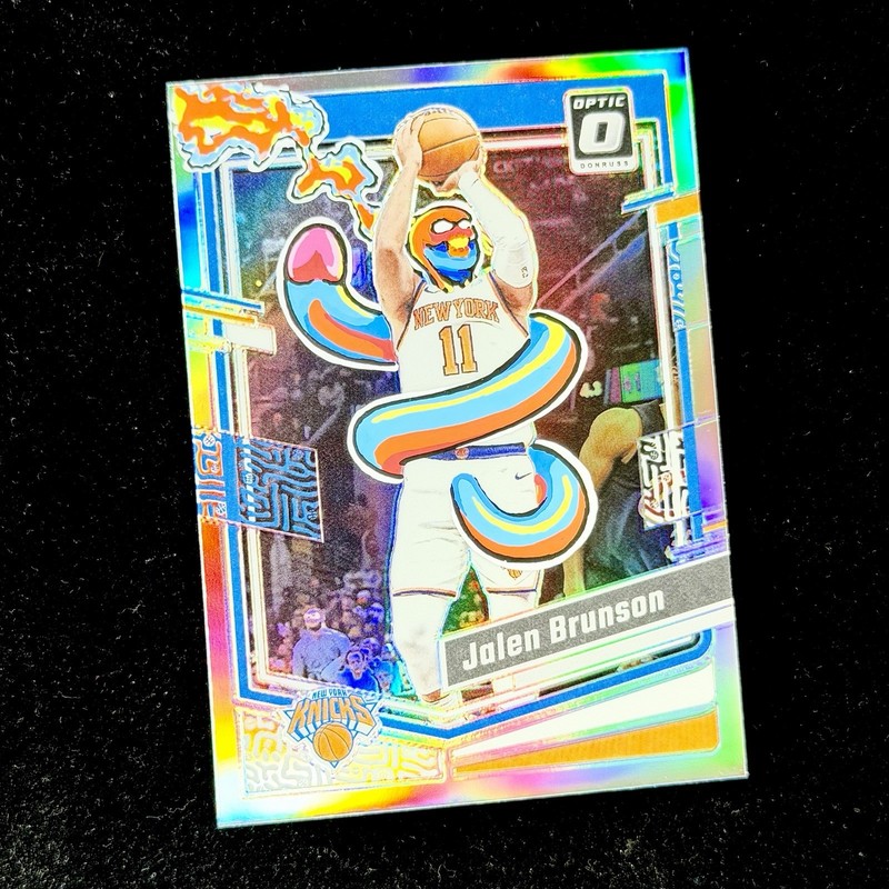 1/1 JALEN BRUNSON 🔥 SILVER PRIZM SSP 🔥 NEW PENINI: ONE OF ONE ART view 2