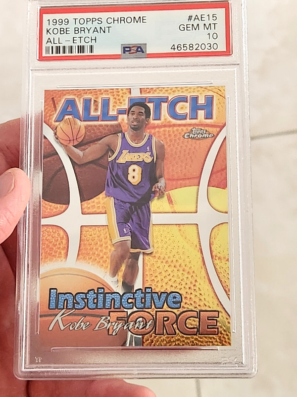 1999-2000 Topps Chrome Kobe Bryant All - Etch Insert PSA 10