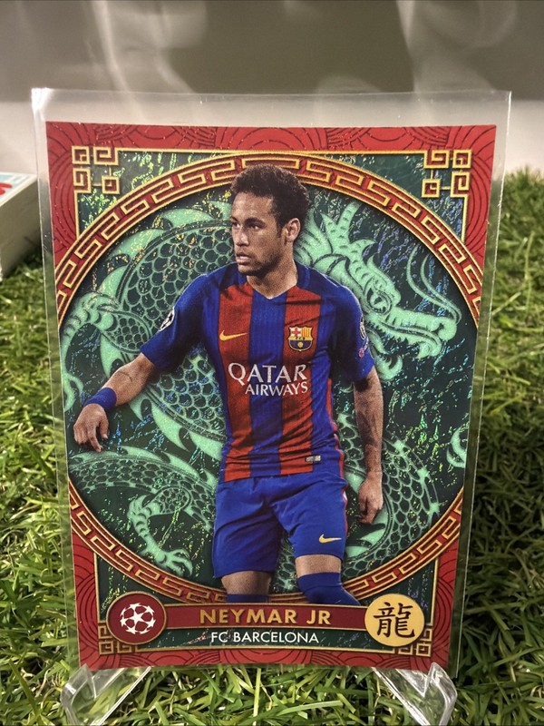 Neymar Jr 2023 Topps UEFA Club Competitions Jade Edition Chinese New Year #NY-4
