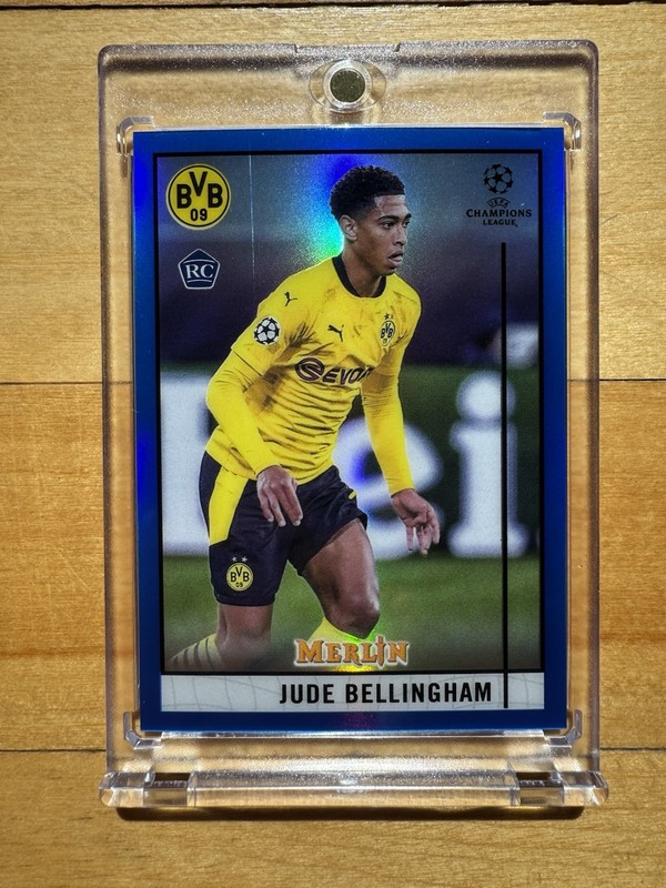 Jude Bellingham Merlin Blue Rookie /75! ⚽️🏴󠁧󠁢󠁥󠁮󠁧󠁿📈 view 2