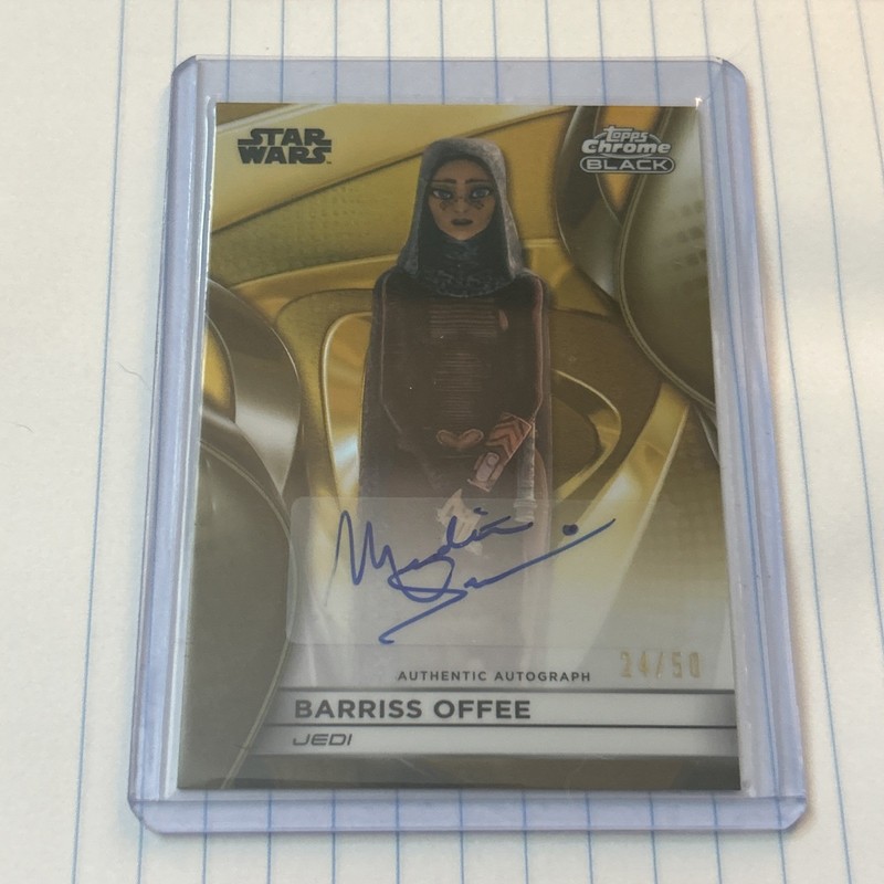 Star Wars Smuggler's Outpost 2025 - Barriss Offee Auto - Meredith Salenger /50 view 1