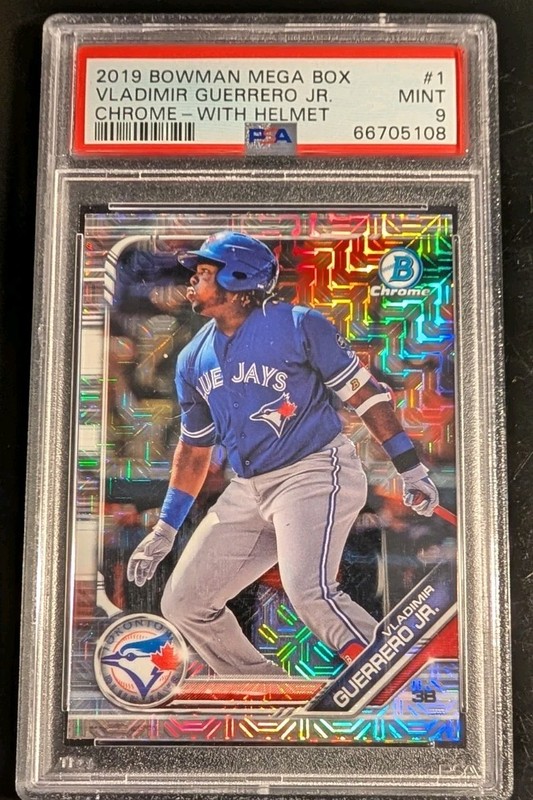 Vladimir Guerrero Jr Rookie RC 2019 Bowman Chrome With Helmet Sweet PSA 9 ++ 👀✅ view 1