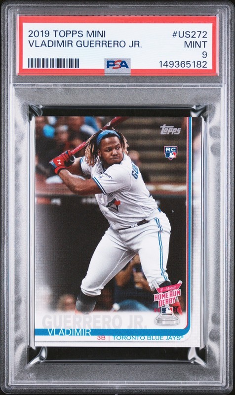 Vladimir Guerrero Jr. - 2019 Topps Mini RC #US272 PSA 9 view 1