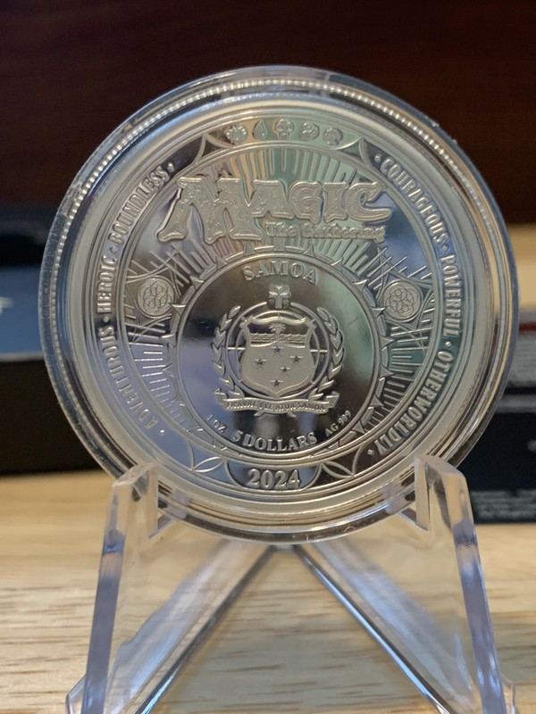 2024 Magic the Gathering -Black Lotus 1 oz coin view 2