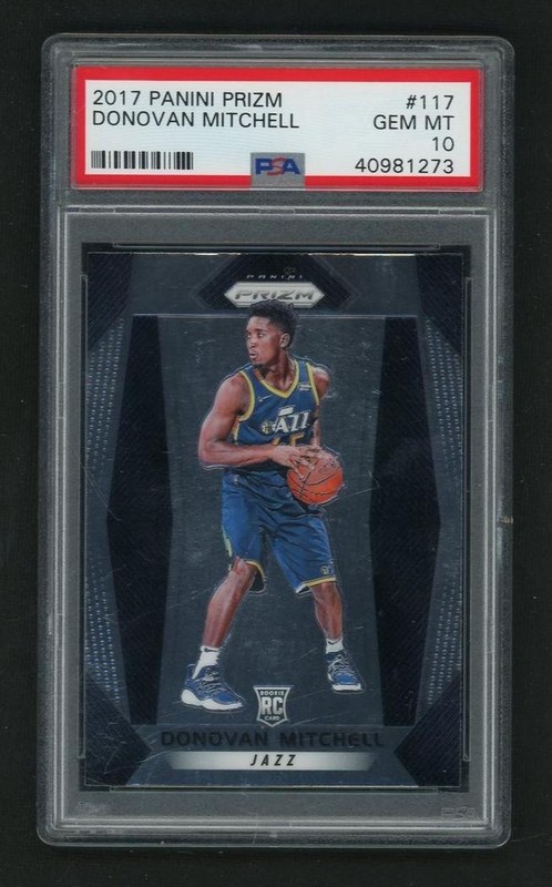 2017 Panini Prizm Donovan Mitchell #117 PSA 10