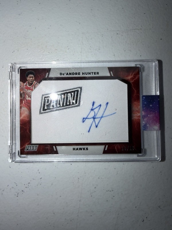 2023 Panini De'Andre Hunter Panini Patch Auto 1/16 (Hawks, Cavs) COMBINE SHIP