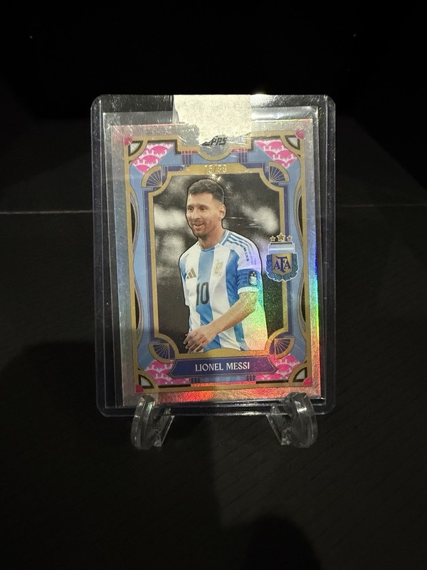 2024 Topps Now MLS Lionel Messi #75/99 World Cup Argentina Gem Mint Champion view 2
