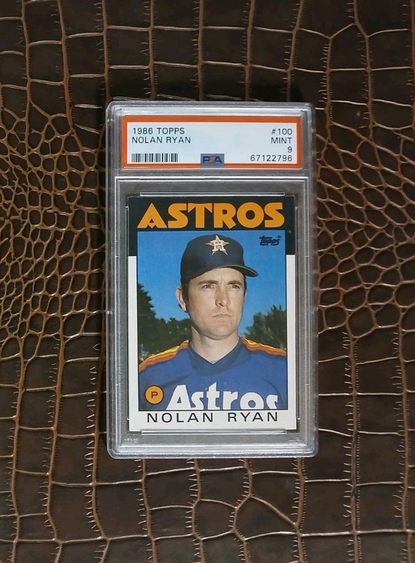 1986 Topps #100 Nolan RYAN🏆PSA 9🏆-CENTERED-🎈