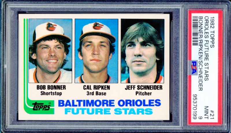 1982 TOPPS #21 CAL RIPKEN RC HOF ORIOLES PSA 9 MINT CENTERED & SHARP LOOKS GEM! view 1