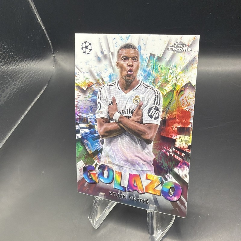 2024-25 Topps Chrome UEFA Club Competitions KYLIAN MBAPPE Golazo #GZ-21 view 2