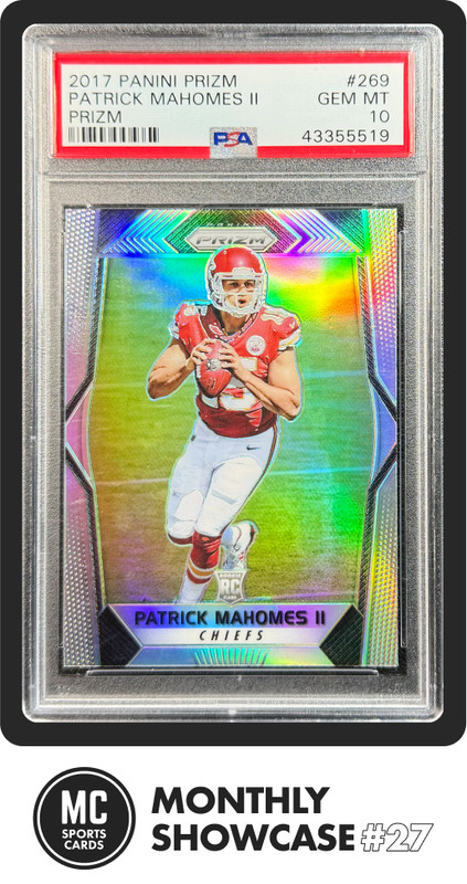 PATRICK MAHOMES II PSA 10 2017 PANINI PRIZM #269 SILVER ROOKIE RC CHIEFS GEM