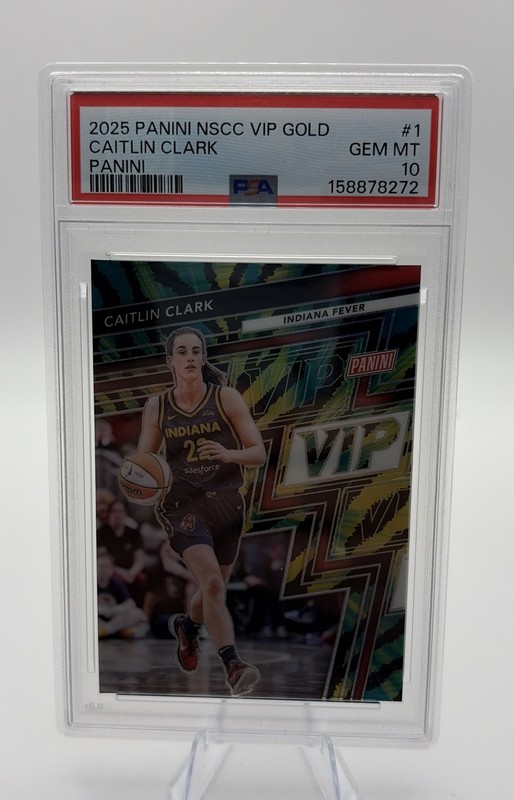 2025 Panini National Convention Vip Gold Pack - Caitlin Clark #1 PSA 10.