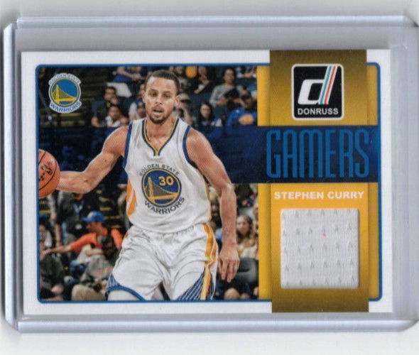 147332455 Stephen Curry 2014 Panini Donruss #40 Gamers Jerseys PSA 9