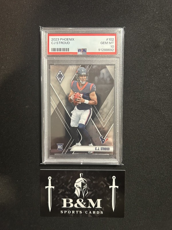 2023 Panini Phoenix CJ STROUD Rookie #102 PSA 10 (RC) Houston Texans