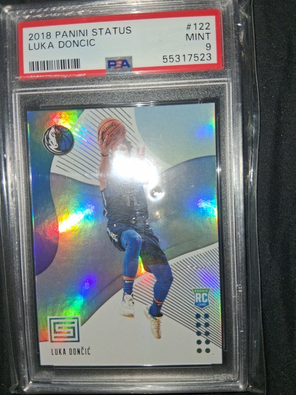 2018 PANINI STATUS #122 LUKA DONCIC ROOKIE RC PSA 9 🔥 