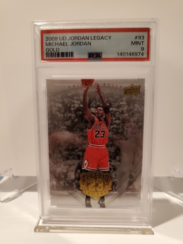 2009 Upper Deck Jordan Legacy Gold Michael Jordan #93 PSA 9