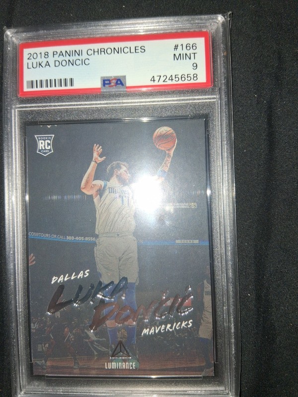  LUKA DONCIC ROOKIE Luminance  #166 ROOKIE RC PSA 9 🔥 