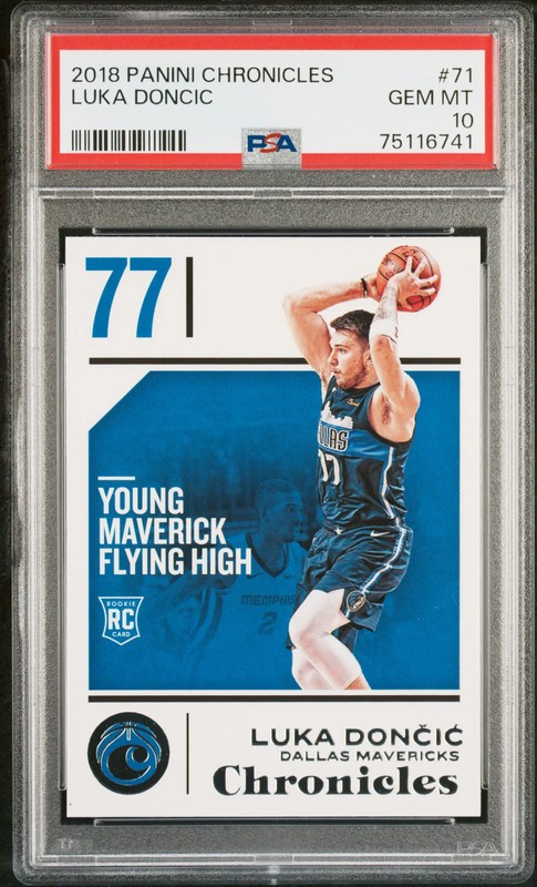 2018 Panini Chronicles Luka Doncic #71 RC PSA 10
