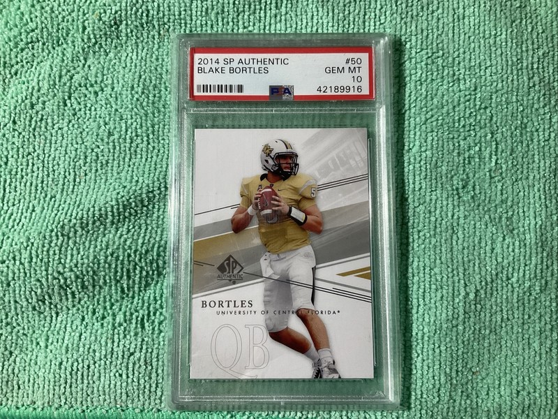 2014 SP Authentic BLAKE BORTLES   RC PSA 10  Gem Mint! view 2