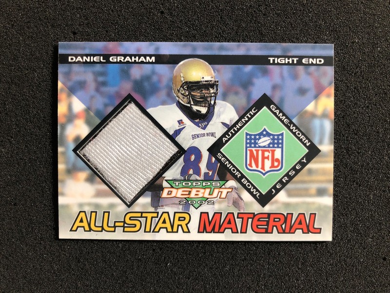 2002 Topps Debut DANIEL GRAHAM #AM-DGR All-Star Material GAME-USED JERSEY CARD