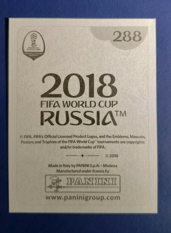 LIONEL MESSI #288 ARGENTINA NATIONAL TEAM - PANINI WORLD CUP 2018 RUSSIA view 2