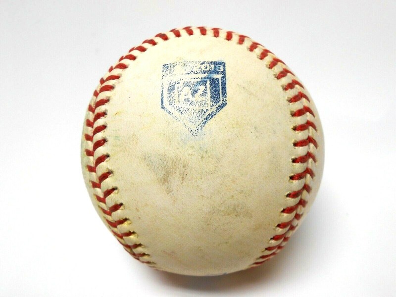 Logan Davidson Signed Auto Autographed Game Used Baseball Oakland Athletics A's view 2