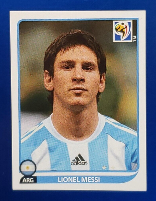 Lionel Messi #122 Argentina - 2010 Panini FIFA World Cup South Africa Sticker