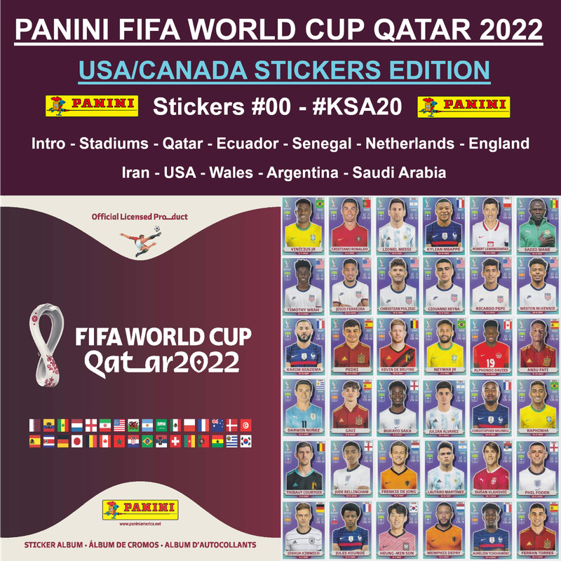 Panini World Cup QATAR 2022 - USA Edition - Stickers #00 - #KSA20