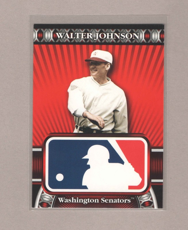2010 Topps Logoman HTA - #HTA-36 - Walter Johnson - Washington Senators