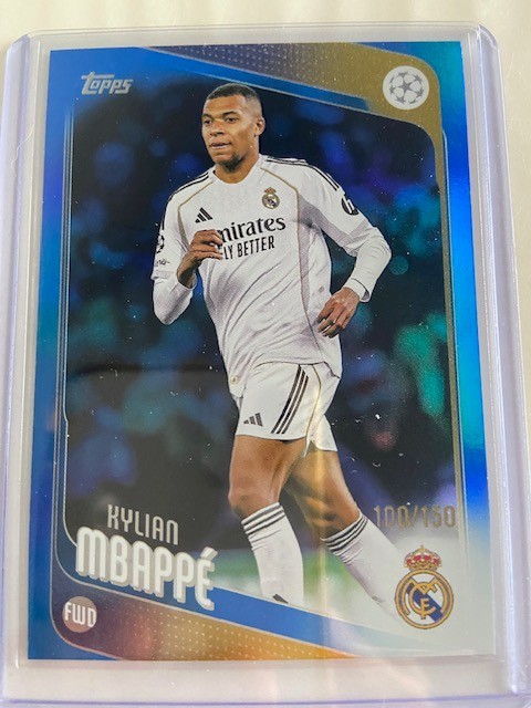 2026 Topps - Kylian Mbappe #112 BLUE FOIL /150-READ ABOUT ALL 55 CARDS YOU GET!