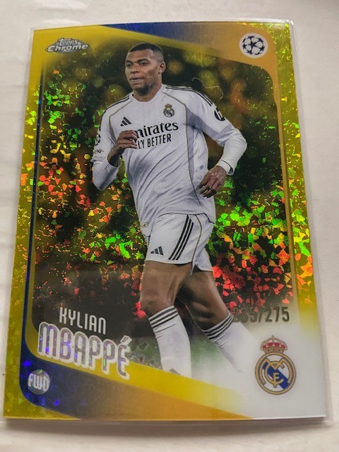 2026 Topps - Kylian Mbappe #112 BLUE FOIL /150-READ ABOUT ALL 55 CARDS YOU GET! view 2