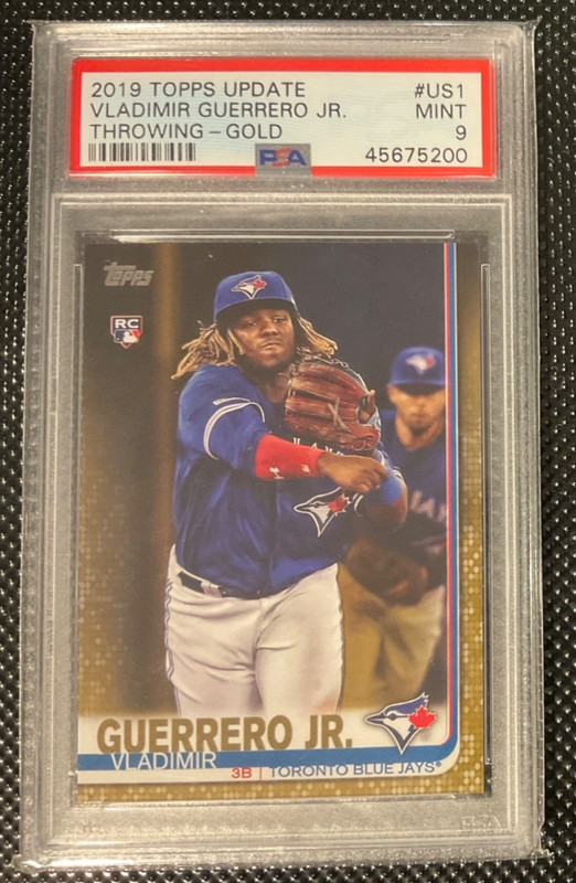 2019 Topps Update Vladimir Guerrero Jr. #US1 GOLD 830/2019 Rookie RC PSA 9  *QTY